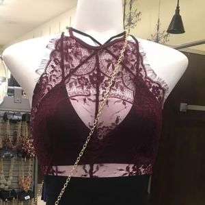 Lace bodysuit new with tag